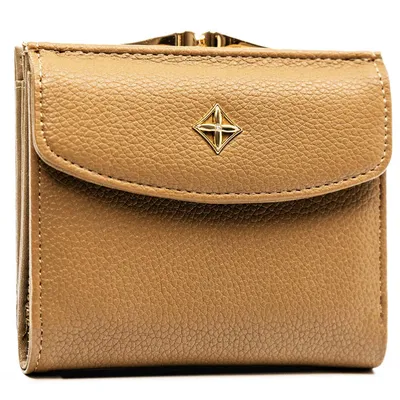 Portfel beżowy Milano Design PP-SF-1815-A-BL