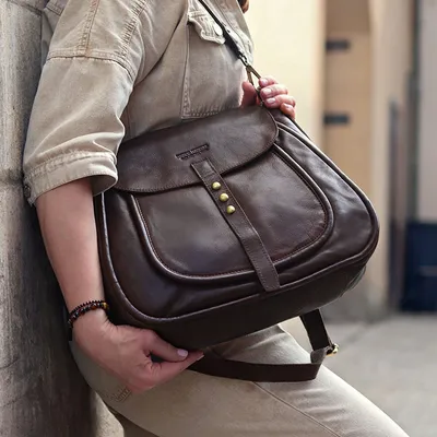 Saddle bag MARCO MAZZINI czekoladowy vs120c