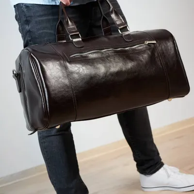 Torba Podróżna na Ramię Brødrene R30 Ciemny Brąz