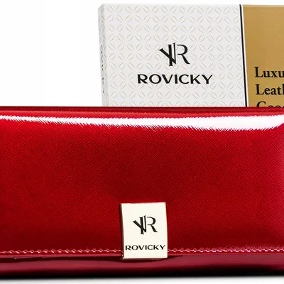 Portfel damski Rovicky RH-27A-1-SAF czerwony