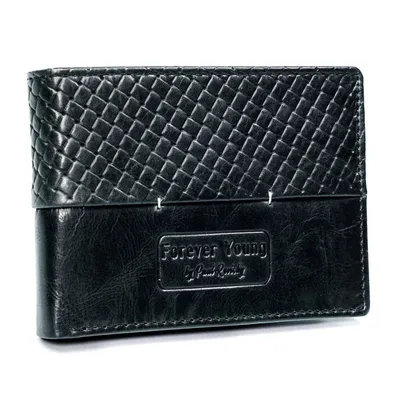 Portfel męski czarny Forever Young N951-PVT BLACK