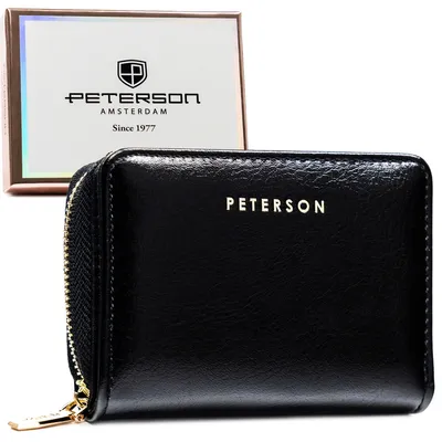 Portfel damski Peterson PTN 010-HF czarny