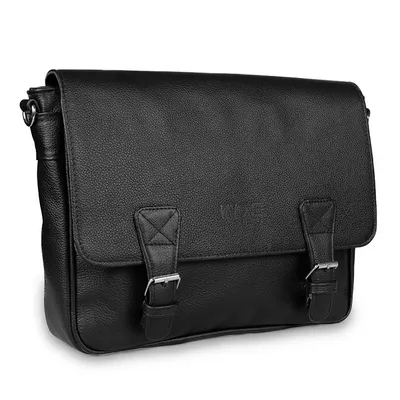Torba skórzana Pavone Nero Lukka 2331 BL czarna