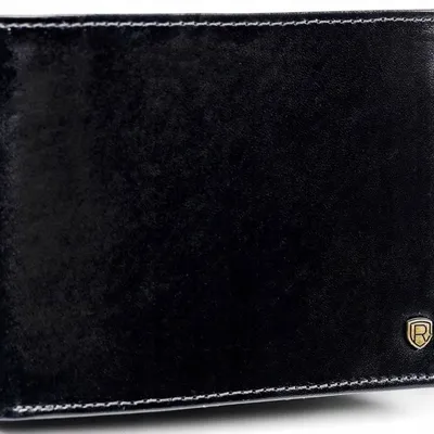 Portfel męski skórzany N992-RVT BLACK