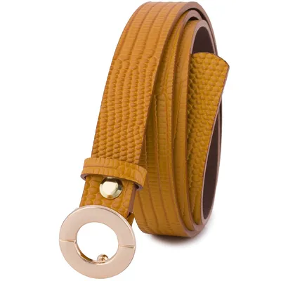 Pasek skórzany BELTIMORE r.85-100 cm O16 miodowy