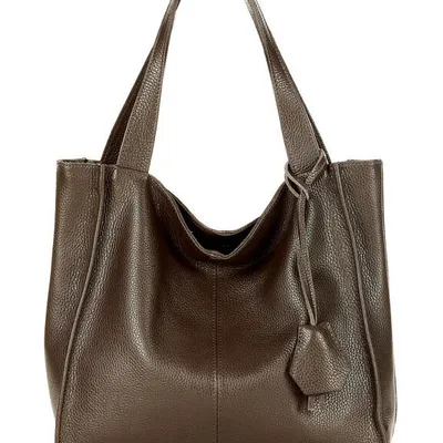 Shopper bag MARCO MAZZINI c. brązowy s139L