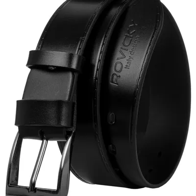 Szeroki pasek czarny ROVICKY-3 BLACK
