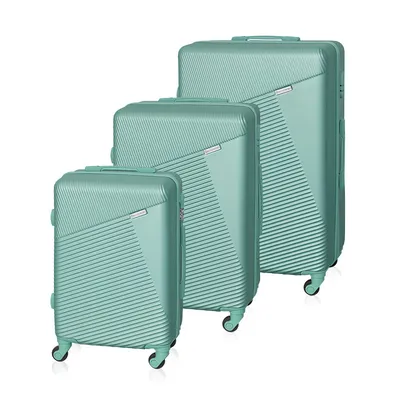 Zestaw 3 walizek BETLEWSKI ZEST BWA-053 j.zielony