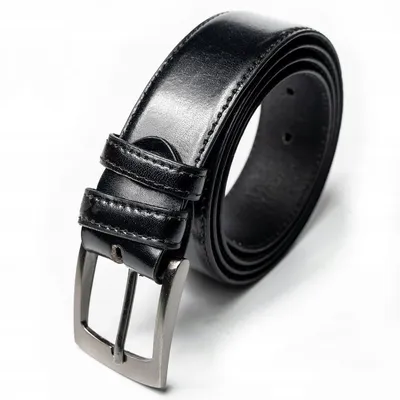 Błyszczący pasek męski czarny PSN-01-ART BLACK