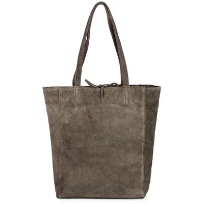 Worek skórzany taupe W18