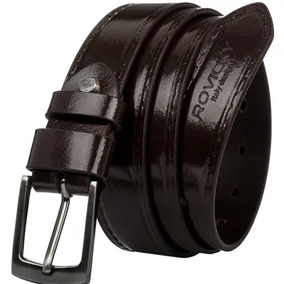 Pasek męski brązowy Rovicky PLW-R-11 BROWN