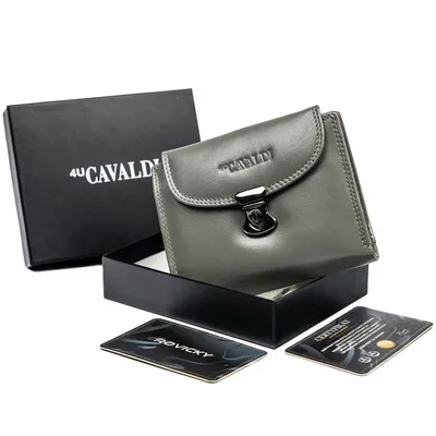 Portfel skórzany 4U Cavaldi RD-19-GCL szary