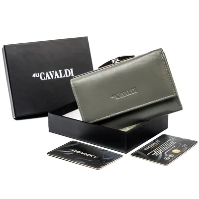 Portfel damski 4U Cavaldi RD-18-GCL szary