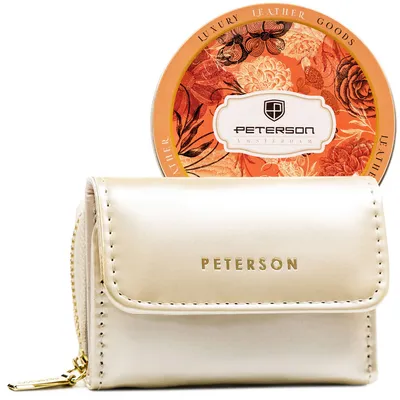Portfel damski Peterson PTN 011-WEI-PUS beżowy
