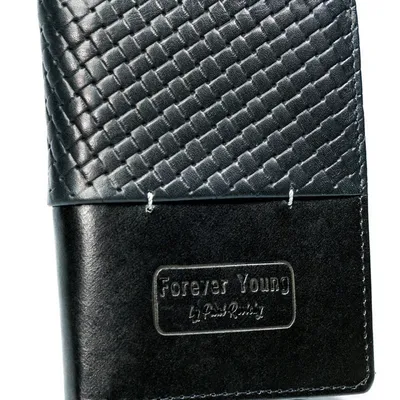 Portfel męski czarny Forever Young N4-PVT BLACK