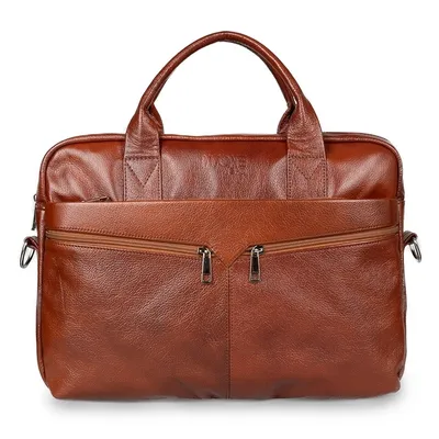 Torba skórzana na laptopa Pavone Nero Palermo 2485 BR