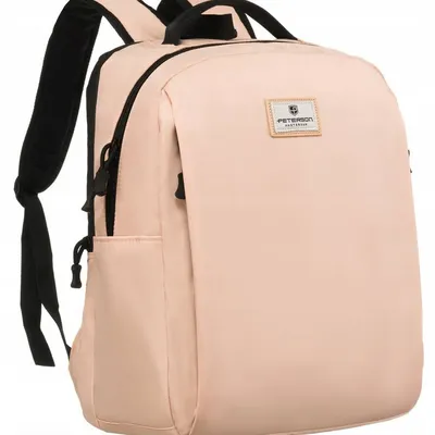 Plecak damski Peterson PTN 77707 beżowy