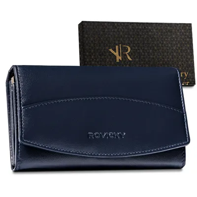 Portfel granatowy Rovicky R-RD-36-GCL Navy