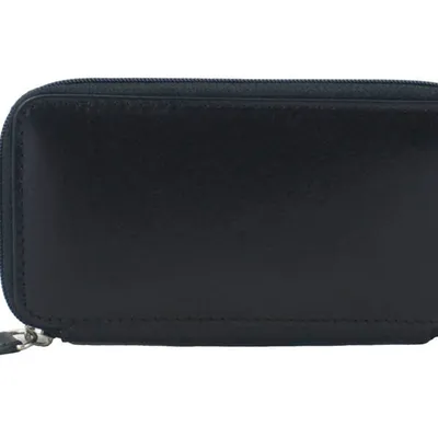 Etui na klucze skórzane BARBERINI'S czarne 8183-1
