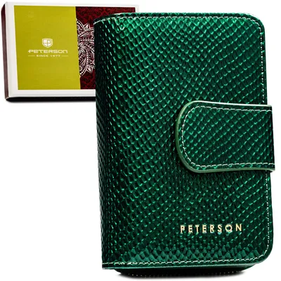Portfel damski Peterson PTN 425214-DSL zielony