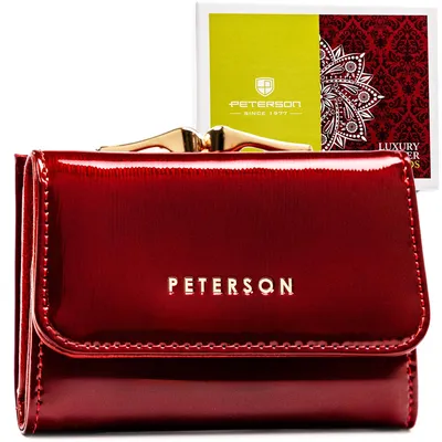 Portfel damski Peterson PTN 5157-SH czerwony