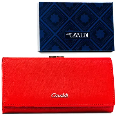 Portfel damski 4U Cavaldi GD24-FO-SFK czerwony