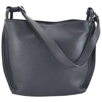 Shopperka skórzana BARBERINI'S czarna 636-1
