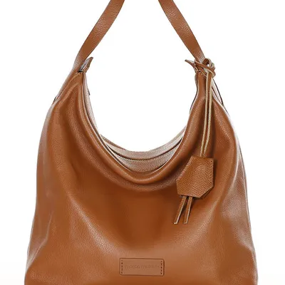 Worek hobo bag MARCO MAZZINI brąz camel s285b