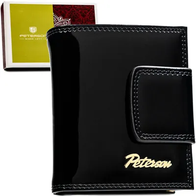 Mały portfel Peterson PTN LJ-42329 czarny