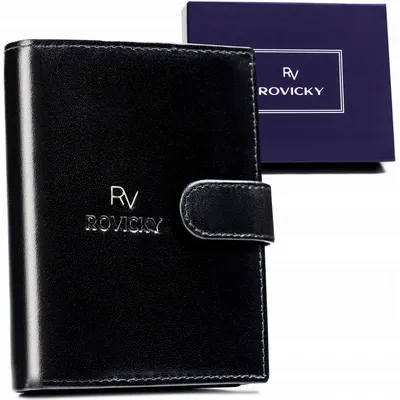 Portfel męski Rovicky RV-7680277-L-BCA czarny