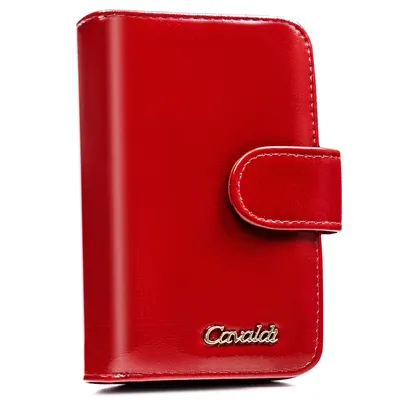 Portfel damski 4U Cavaldi N126-APU-BL c. czerwony