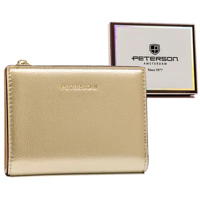 Portfel damski Peterson PTN 003-HRH złoty