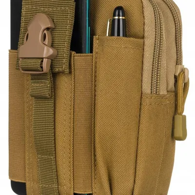 Saszetka taktyczna na pasek BL064 khaki