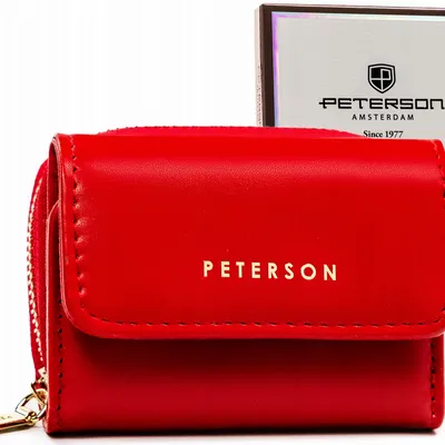 Portfel damski Peterson PTN 011-JI czerwony