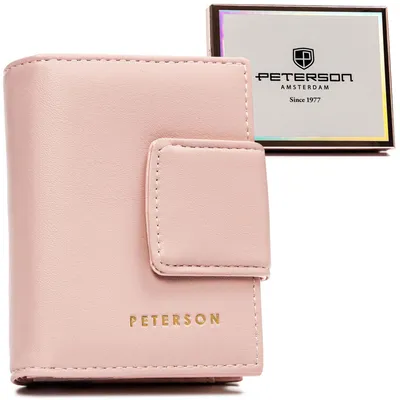Portfel damski Peterson PTN 42329-F8 j. różowy