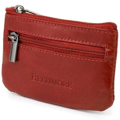 Etui na klucze skórzane Beltimore E44 czerwone