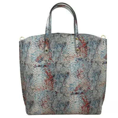 Shopperka skórzana BARBERINI'S kolorowa 964-32