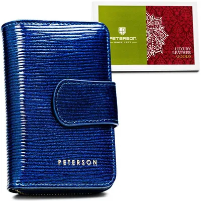 Portfel damski Peterson PTN 76115-PR niebieski