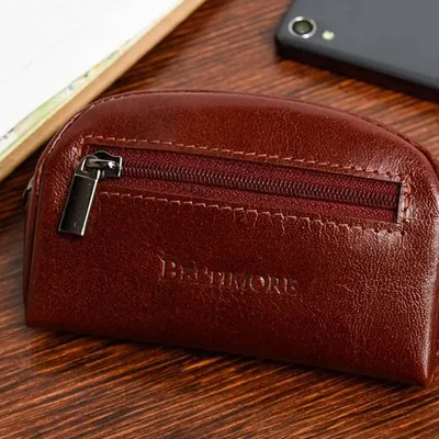 Etui na klucze skórzane Beltimore G85 brązowe
