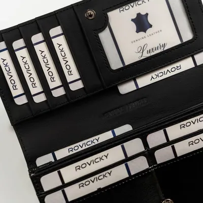 Portfel damski Rovicky RPX-20A-ML czarny