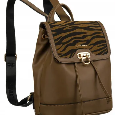 Plecak damski David Jones 6865-3 khaki