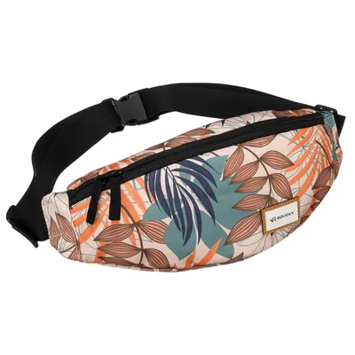 Saszetka nerka print liście Rovicky R-SN01 05