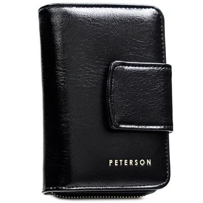 Portfel damski Peterson PTN 009-HF czarny