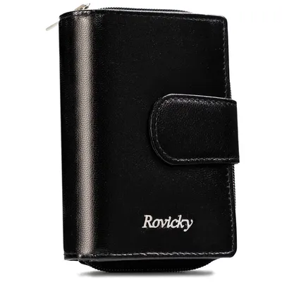Portfel czarny Rovicky R-RD41-GCL