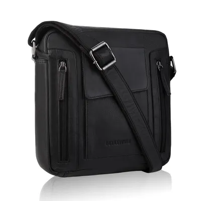 Torba skórzana BETLEWSKI TBS-304 DDDM CZARNY