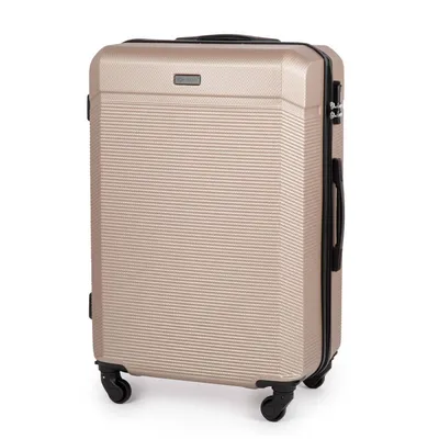 Walizka podróżna twarda średnia 24'' STL945 szampan