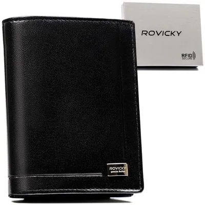 Portfel męski Rovicky PC-027-BAR czarny