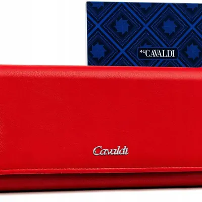 Portfel damski 4U Cavaldi GD24-DNM czerwony