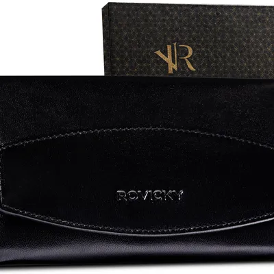 Portfel damski Rovicky R-RD-36-GCL Blac czarny
