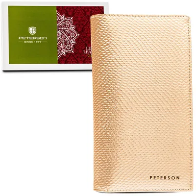 Portfel damski Peterson PTN 421431-DSL złoty